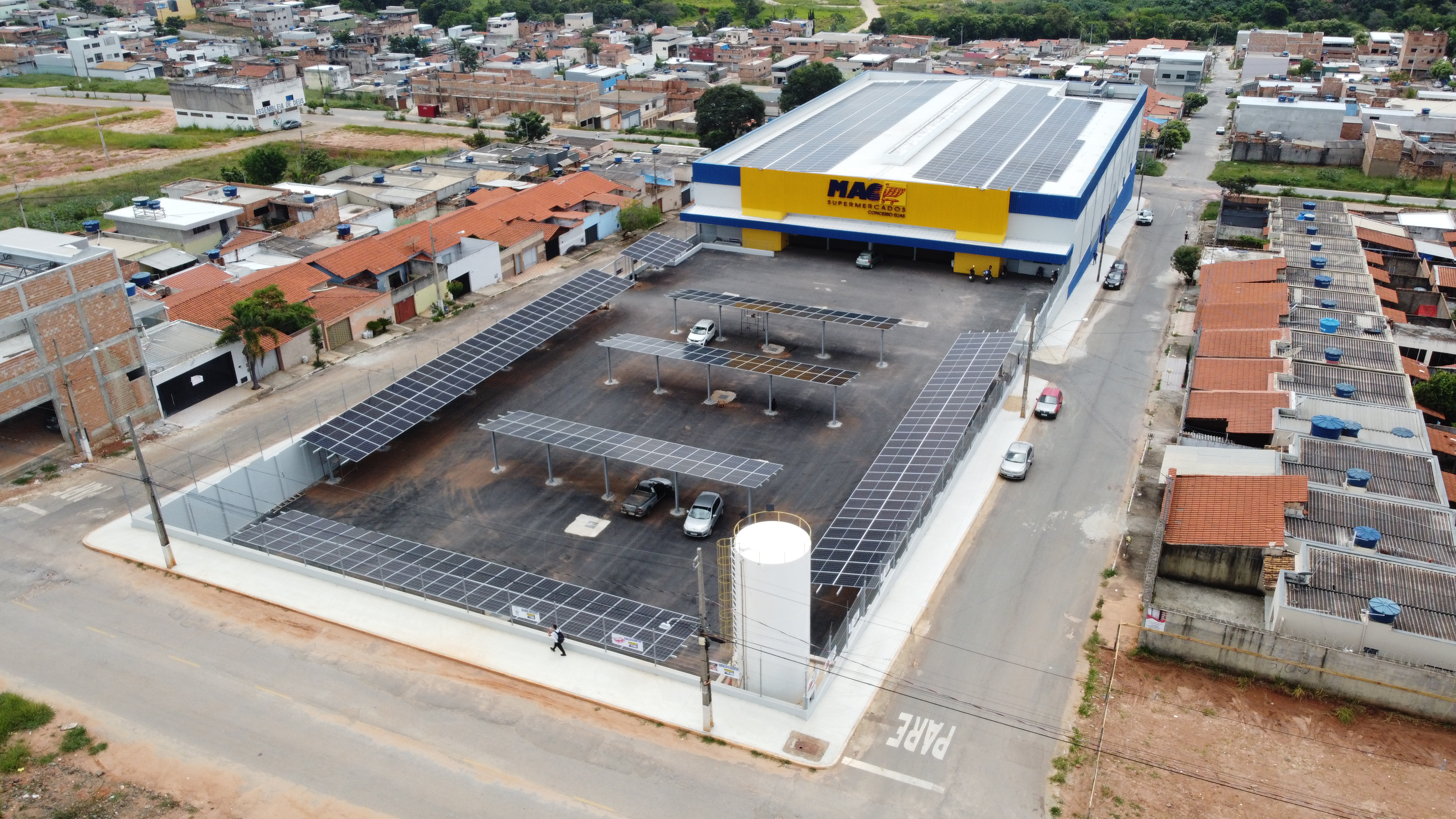 Projeto comercial Flex Solar — Supermercados MAC